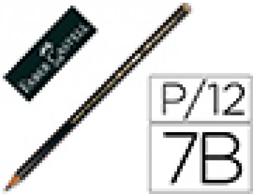 Lapis de grafite faber 9000 7b unidade , Faber castell , 73067 , 4005401010128
